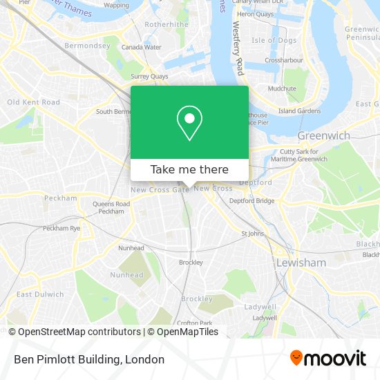 Ben Pimlott Building map