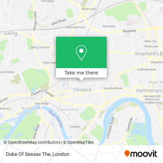 Duke Of Sessex The map