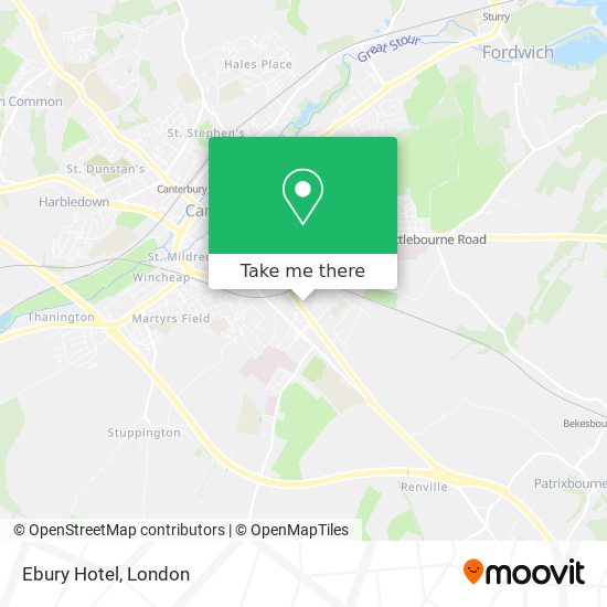 Ebury Hotel map