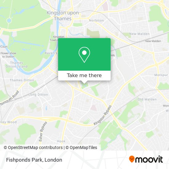 Fishponds Park map