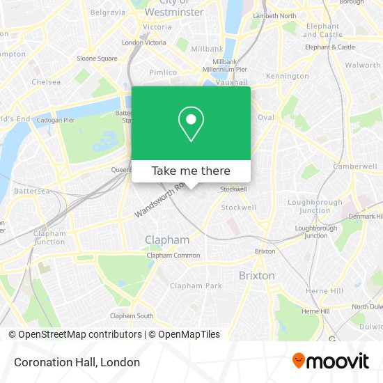 Coronation Hall map