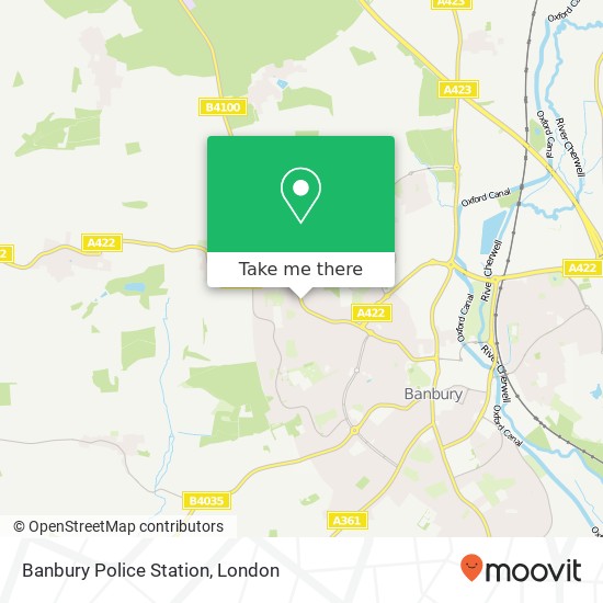 Banbury Police Station map