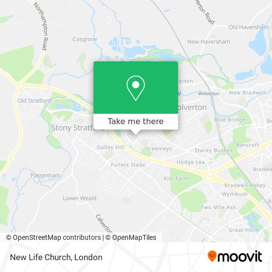 New Life Church map