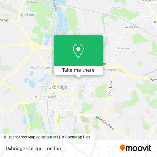 Uxbridge College map