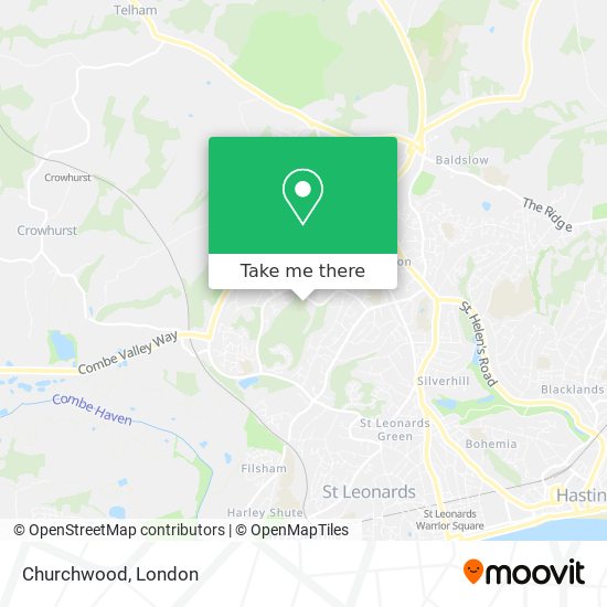 Churchwood map