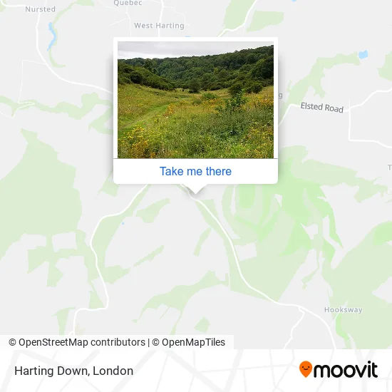 Harting Down map