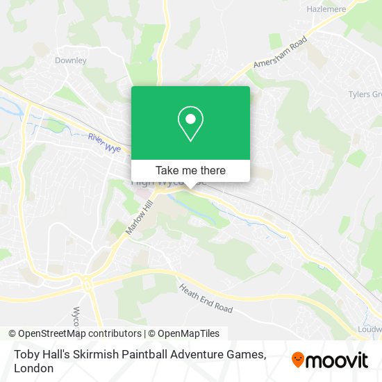 Toby Hall's Skirmish Paintball Adventure Games map