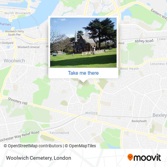 Woolwich Cemetery map