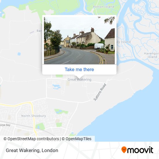 Great Wakering map