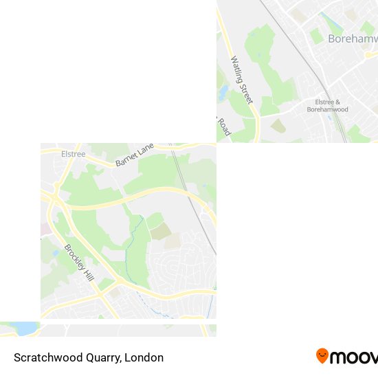 Scratchwood Quarry map