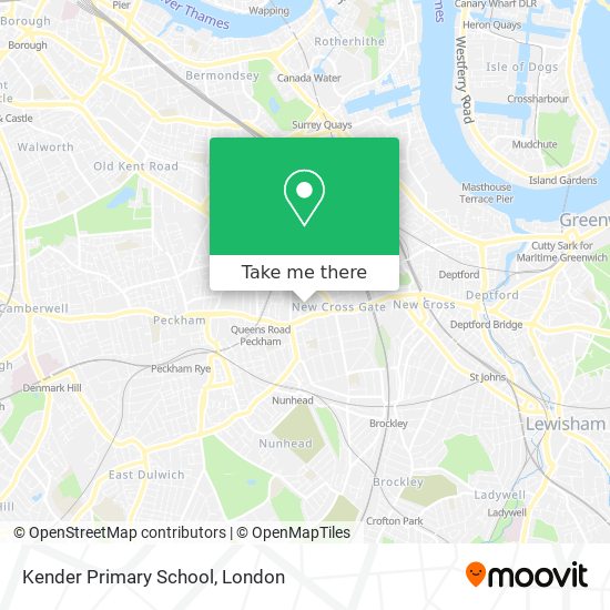 Kender Primary School map