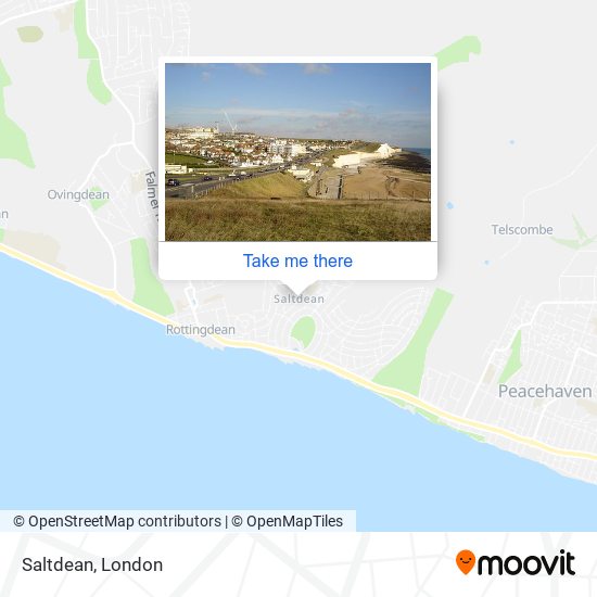 Saltdean map