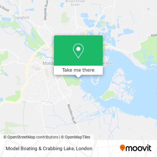 Model Boating & Crabbing Lake map