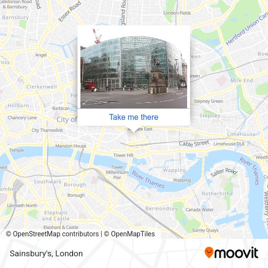 Sainsbury's map