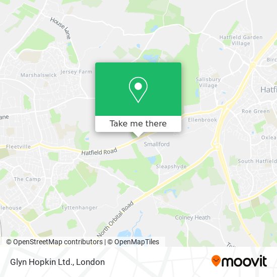 Glyn Hopkin Ltd. map