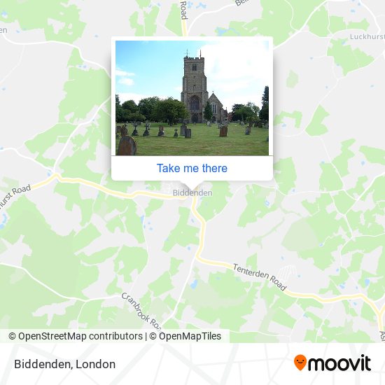 Biddenden map