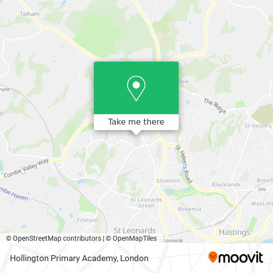 Hollington Primary Academy map