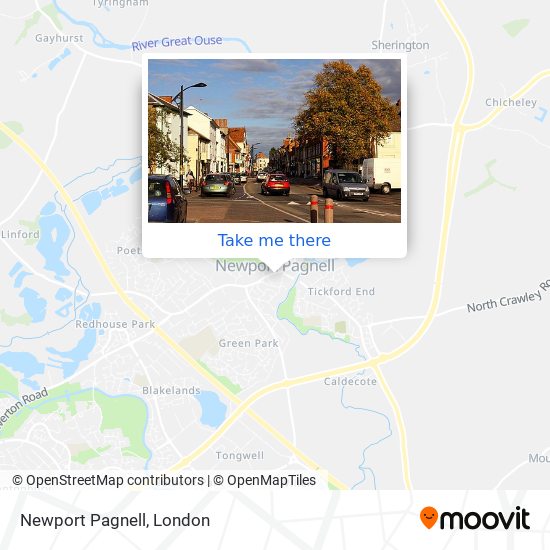 Newport Pagnell map