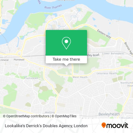 Lookalike's Derrick's Doubles Agency map