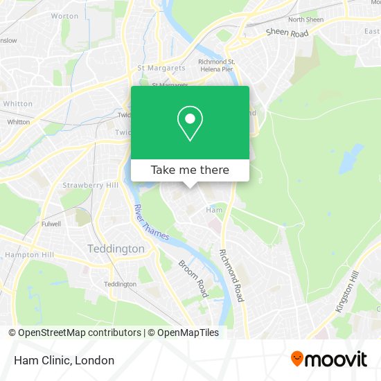 Ham Clinic map
