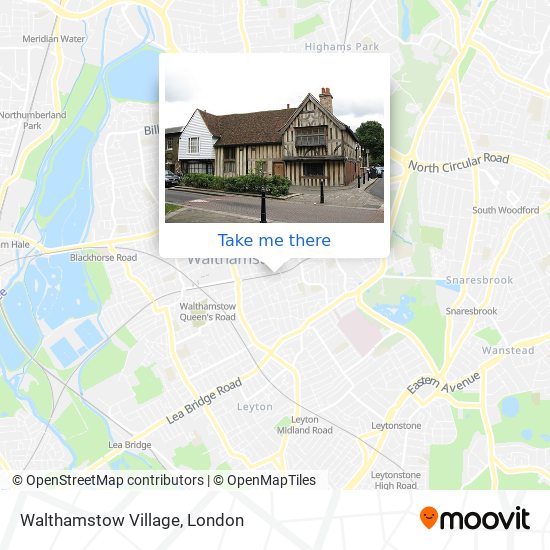 Walthamstow Village map