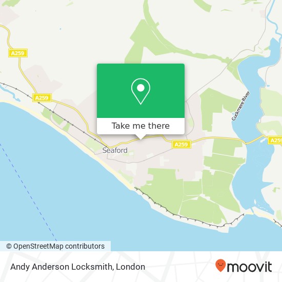 Andy Anderson Locksmith map