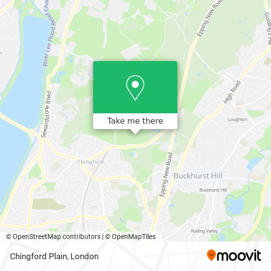 Chingford Plain map