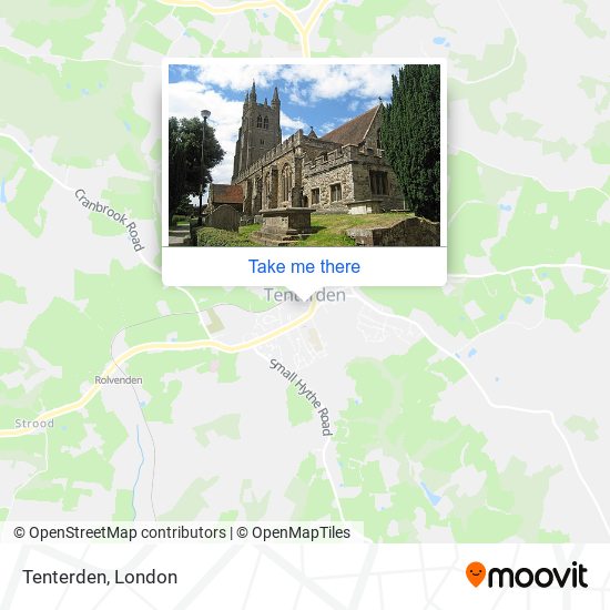 Tenterden map