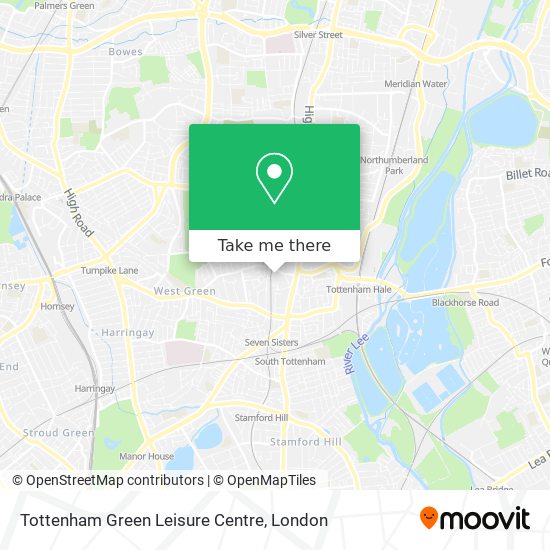Tottenham Green Leisure Centre map