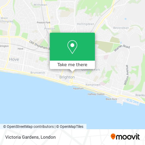 Victoria Gardens map
