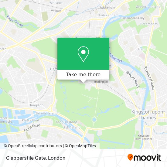 Clapperstile Gate map