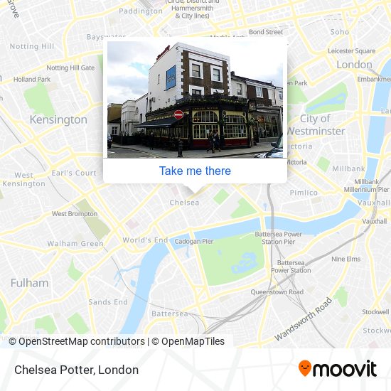 Chelsea Potter map