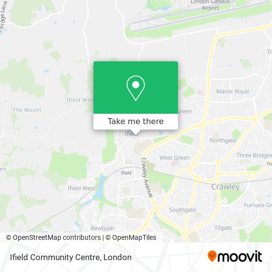 Ifield Community Centre map
