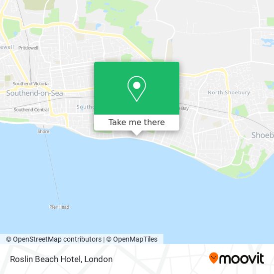 Roslin Beach Hotel map