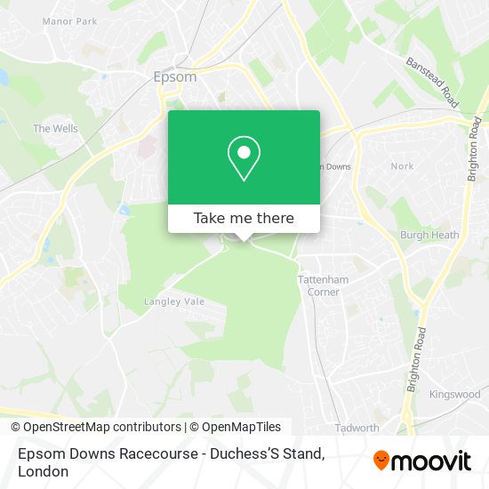 Epsom Downs Racecourse - Duchess’S Stand map