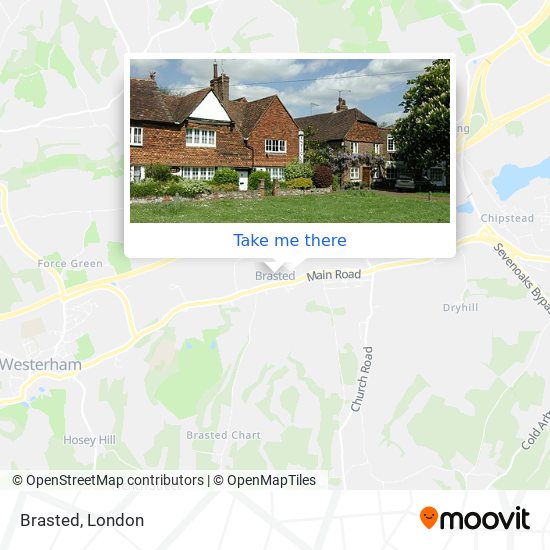 Brasted map