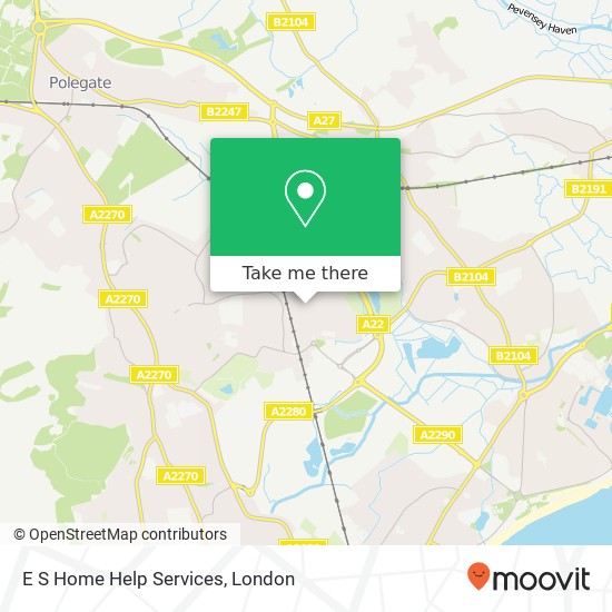 E S Home Help Services map