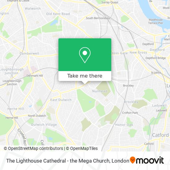 The Lighthouse Cathedral - the Mega Church map