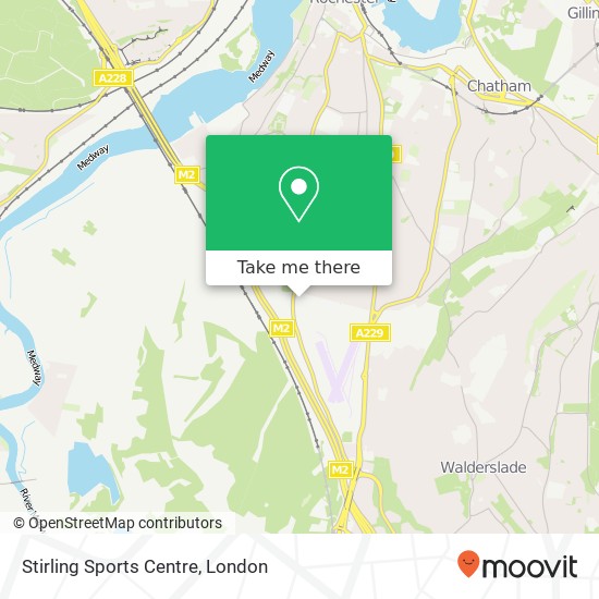 Stirling Sports Centre map