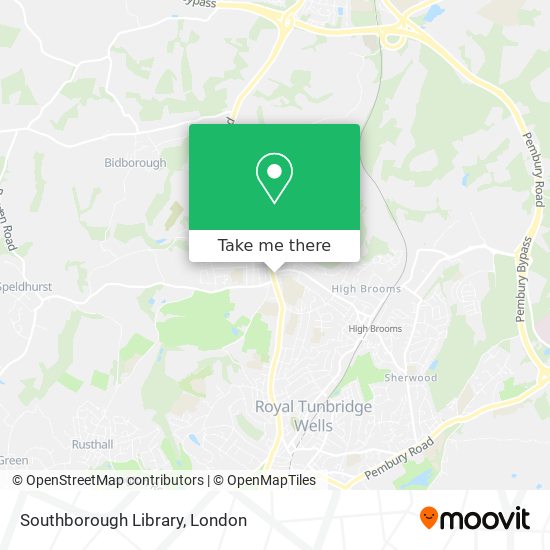 Southborough Library map