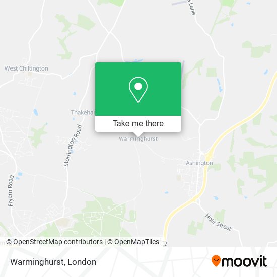 Warminghurst map