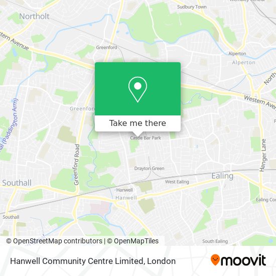 Hanwell Community Centre Limited map