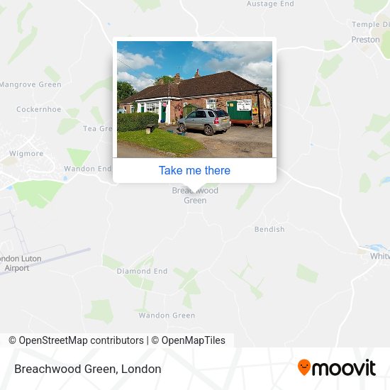 Breachwood Green map