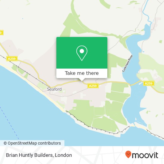 Brian Huntly Builders map