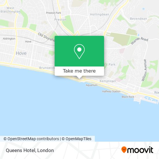Queens Hotel map