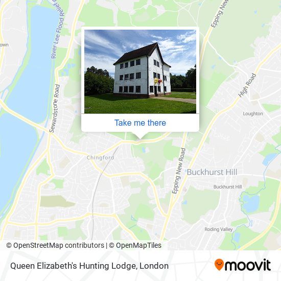 Queen Elizabeth's Hunting Lodge map