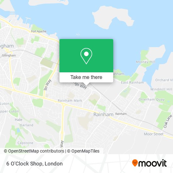 6 O'Clock Shop map