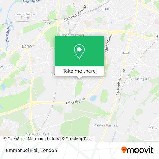 Emmanuel Hall map