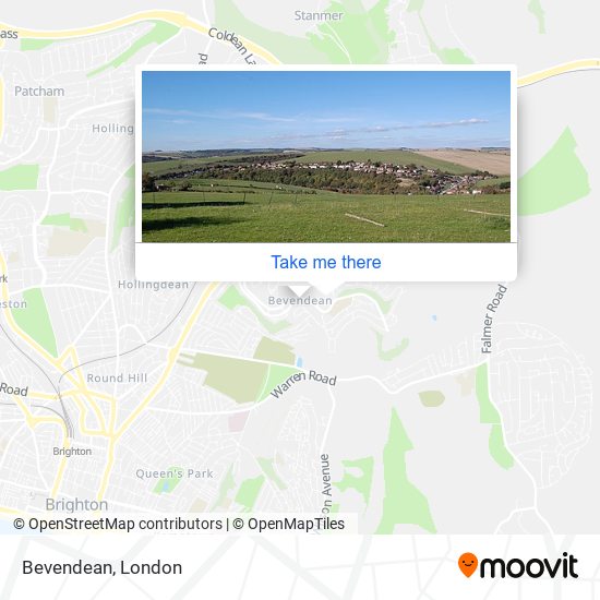 Bevendean map