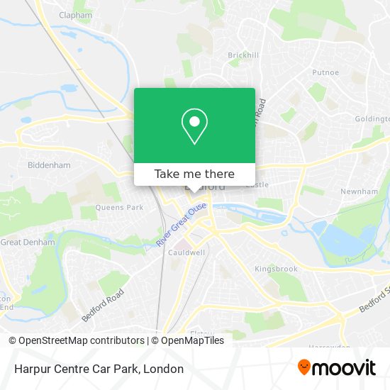 Harpur Centre Car Park map